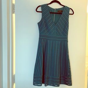 J. Crew Eyelet Stripe Dress